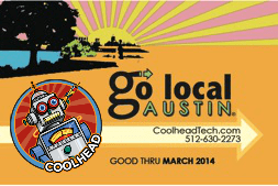 Go Local Austin Card - Coolhead Tech Edition