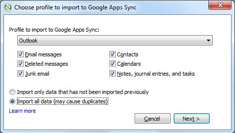 import-google-apps-sync