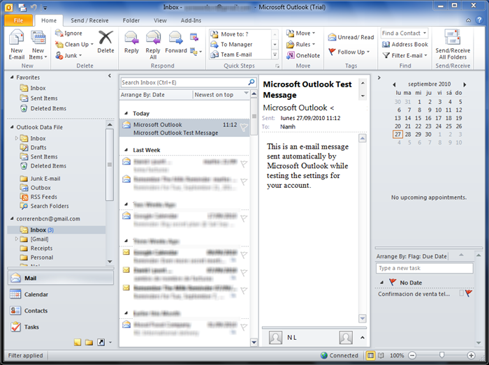 how to sync office 365 with outlook 2007