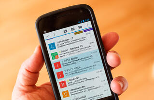 gmail-on-mobile-device