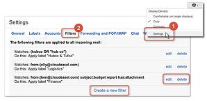 managing filters